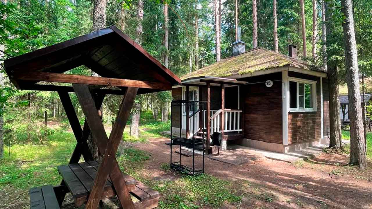 Коттедж-студия ДеЛЮКС с видом на лес